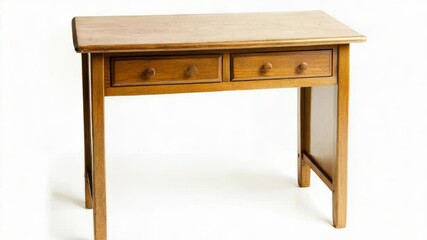 Aufkleber - A wooden desk with two drawers on top, suitable for home office or study