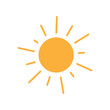 © Emma - Yellow sun icon on white