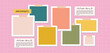 © Irullimin - Pictures or photos frame collage layout abstract photo frames and digital photo wall template
