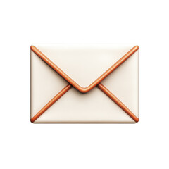 Poster - Isolated Message Icon Email letter communication and mail service icon on transparent background