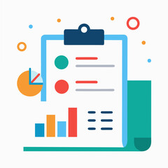 Aufkleber - Data analysis and reporting with charts and graphs