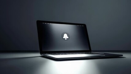  - A person's personal computer sitting on a flat surface, perfect for work or studying