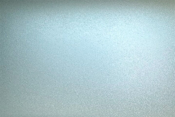 Poster - Glass background with window frost and white gradient. Vector light pattern in glossy and abstract style. Transparent surface with texture for overlay effect.