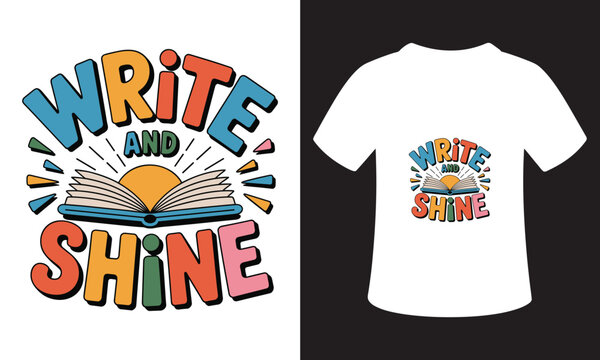 Motivational Writing T-Shirt Design