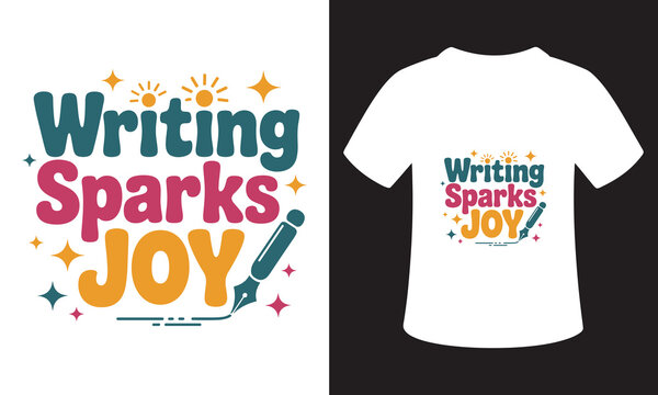 Minimalist Writing T-Shirt Design