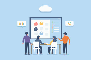 Poster - Team Collaboration on Product Selection and Data Analysis in a Digital Meeting