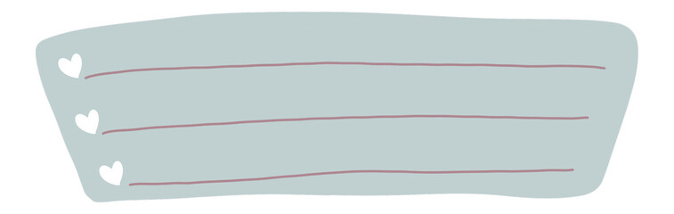 Leinwandbilder - Sign or decorative bar, rectangular shape, curved, with various patterns and colored surfaces.