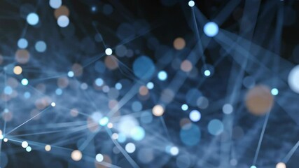 Poster - Floating Digital Nodes Connected by Light in a Dynamic Network of Technology