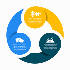 Poster - Infographic design template with place for your data. Vector illustration.