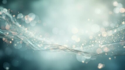 Wall Mural - Abstract Water: An artistic depiction of fluid, azure water, its rippling surface interwoven with ethereal light, creating a tranquil and captivating ambiance.