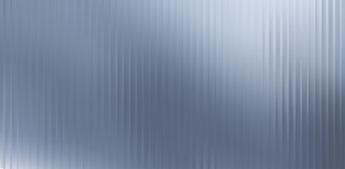 Poster - Vector Gray Blurred Glass Gradient background. Vertical Ribbed glass texture. Abstract bg.
