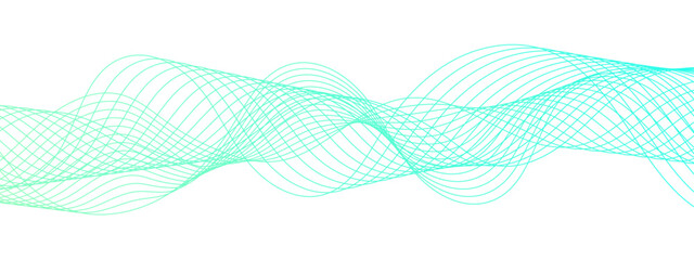 Poster - Abstract digital background with flowing waveforms curved lines. Modern, fluid, and dynamic, evoking a sense of motion and digital energy. tech-inspired aesthetic data, or futuristic design