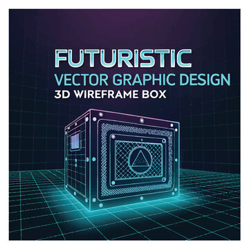 futuristic vector graphic design