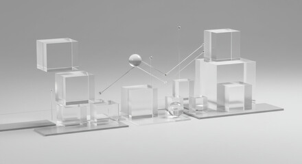 Abstract transparent geometric structures