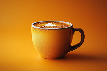 Poster - Ai generated minimalistic wallpaper image with cup of coffee