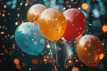 Poster - A festive design for celebration created with generative AI image