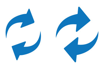 Canvas Print - a set of replace, refresh icons. transfer icon set. exchange symbol. transfer, swap, exchange, spin,
