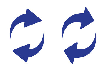 Canvas Print - swap icon vector. switch icon. swap icon with two arrows. exchange arrow icons. two arrows in opposi