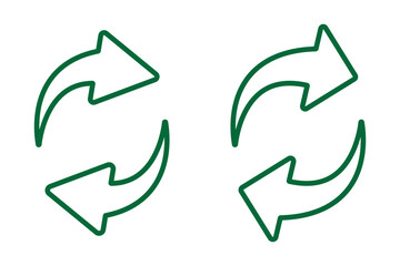 Canvas Print - a set of replace, refresh icons. transfer icon set. exchange symbol. transfer, swap, exchange, spin,