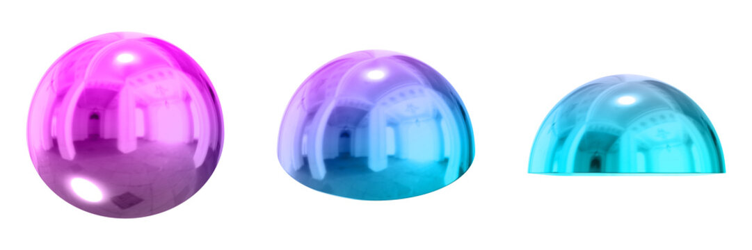 3D Chrome Metallic Abstract Shape Objects, 3d rendering steel gradient shape design element, futuristic, shiny design