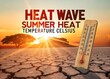 © MostRejoyana - Hot weather, global climate change concept - Heat wave  Summer heat temperature celsius background banner long - Thermometer yellow orange sky and sun rays