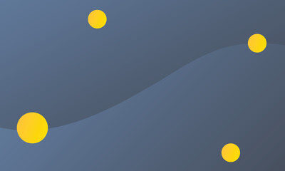 Aufkleber - Background gradient blue to gray color lines curved wave and circle gradient yellow. for presentation backdrops and social media.