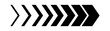 © Ira - Dynamic moving arrow symbol. Moving arrows icon, blend effect, pointer, speed direction