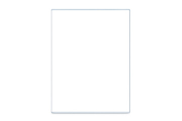 Aufkleber - Transparent glass panel featuring clean lines, providing sleek backdrop for product presentations with contemporary minimalist aesthetic