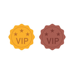 Poster - VIP Badges Icon Vector Design.