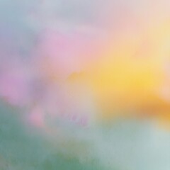 Poster - Colorful abstract background with soft hues reflecting a serene and dreamy atmosphere at sunset