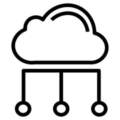Poster - big data vector icon