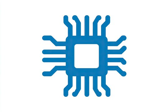 Detailed graphic of a computer chip.