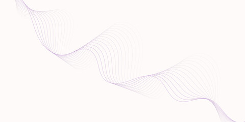 Poster - light color wave design for modern creating a modern and minimalist aesthetic with a sense of motion