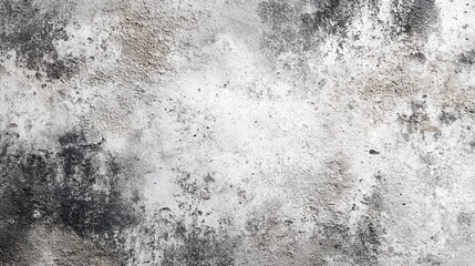 Poster - Weathered concrete surface revealing layers of chipped paint, deep fractures, and faded coloration, highlighting urban decay and textural complexity