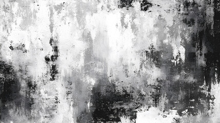 Poster - Abstract grunge black and white distressed texture background Stock Illustration