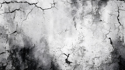 Poster - Abstract grunge black and white distressed texture background Stock Illustration