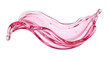 © PNG Lab - Pink transparent liquid splash wave, isolated on transparent background