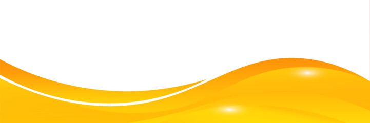 Poster - Orange Wavy Abstract Design. vector Eps 10