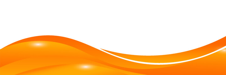 Poster - Abstract Orange Wave Background. vector Eps 10