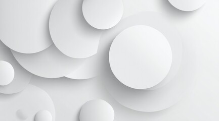 Poster - Abstract graphic design with layered circles