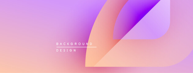 Poster - Abstract gradient background. Soft pink, purple hues blend smoothly. Minimalist design features text background design. Modern aesthetic.