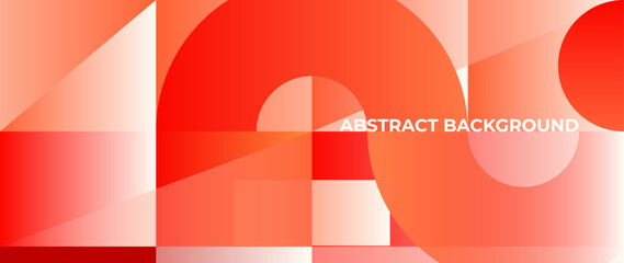 Poster - Abstract blue gradation background. with a pattern composed of a stack of geometry objects arranged neatly to create a modern design.	