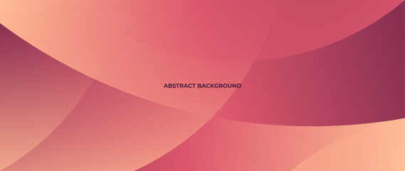 Poster - Peach abstract background with subtle color gradations and beautiful curved lines. A neatly arranged wave pattern.