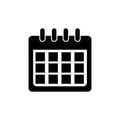 Poster - Calendar icon or logo isolated sign, simple illustration for web and app..eps