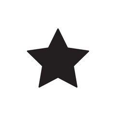 Poster - star icon isolated sign symbol vector, simple illustration for web and app..eps