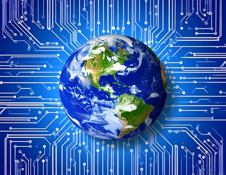 Earth in a circuit board