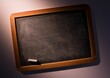 © vectorfusionart - Chalkboard with chalk on dark background