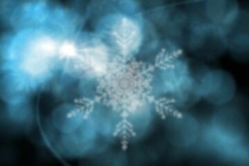 Wall Mural - blurred christmas background