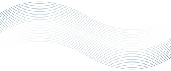 Wall Mural - new style geometric wave dynamic lines design technology