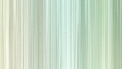 Poster - Abstract pastel vertical stripes in shades of green, beige, and white, creating a soft, blurred, and slightly textured effect
